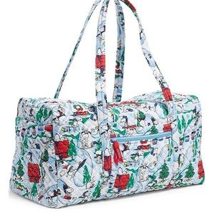 COPY - COPY - Vera Bradley ski Slope Snoopy duffel bag suitcase travel bag. Lar…